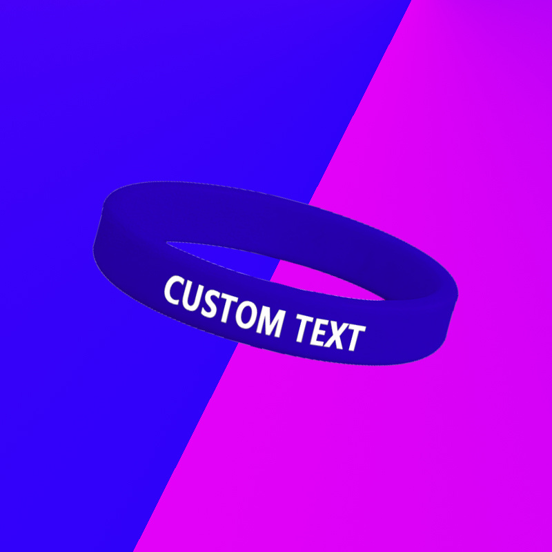 110pcs Custom Silicone Wristband Set, Personalised Gift